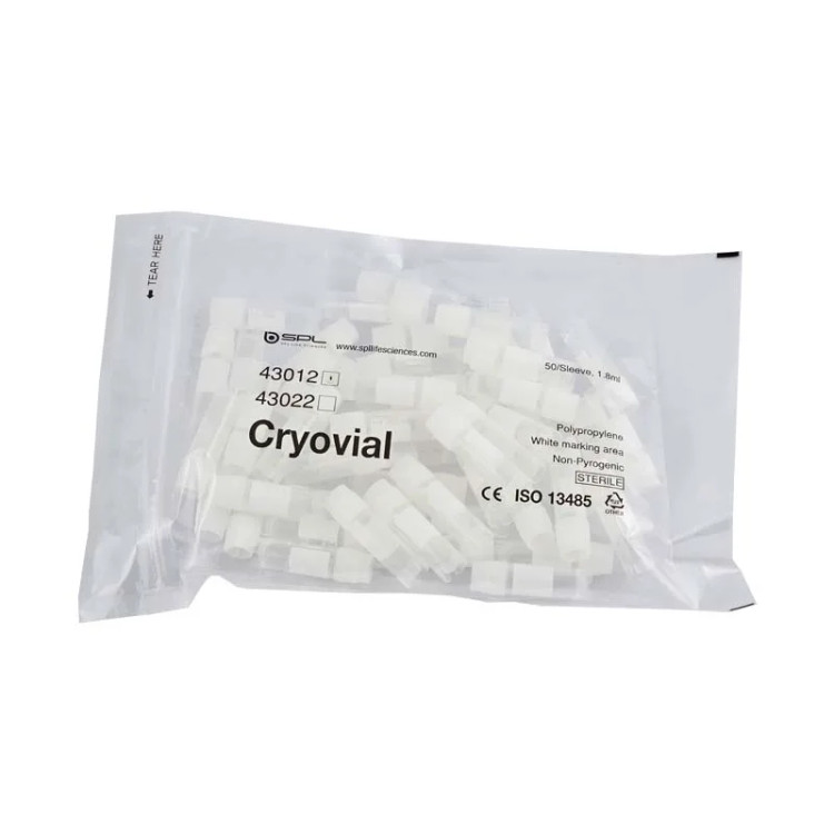 خرید کرایوویال ۱/۸ سی سی بسته ۵۰ عددی SPL کره ای استریل