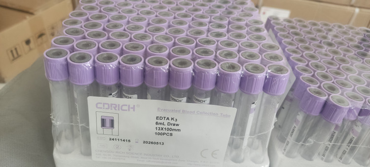 خرید ارزانترین لوله خونگیری وکیوم EDTA K2 K3 وارداتی برند Cd Rich