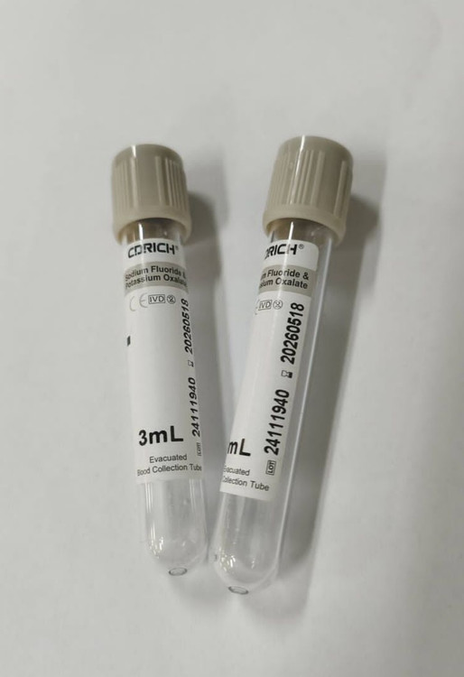 خرید لوله خونگیری پتاسیم اگزالات سدیم فلوراید