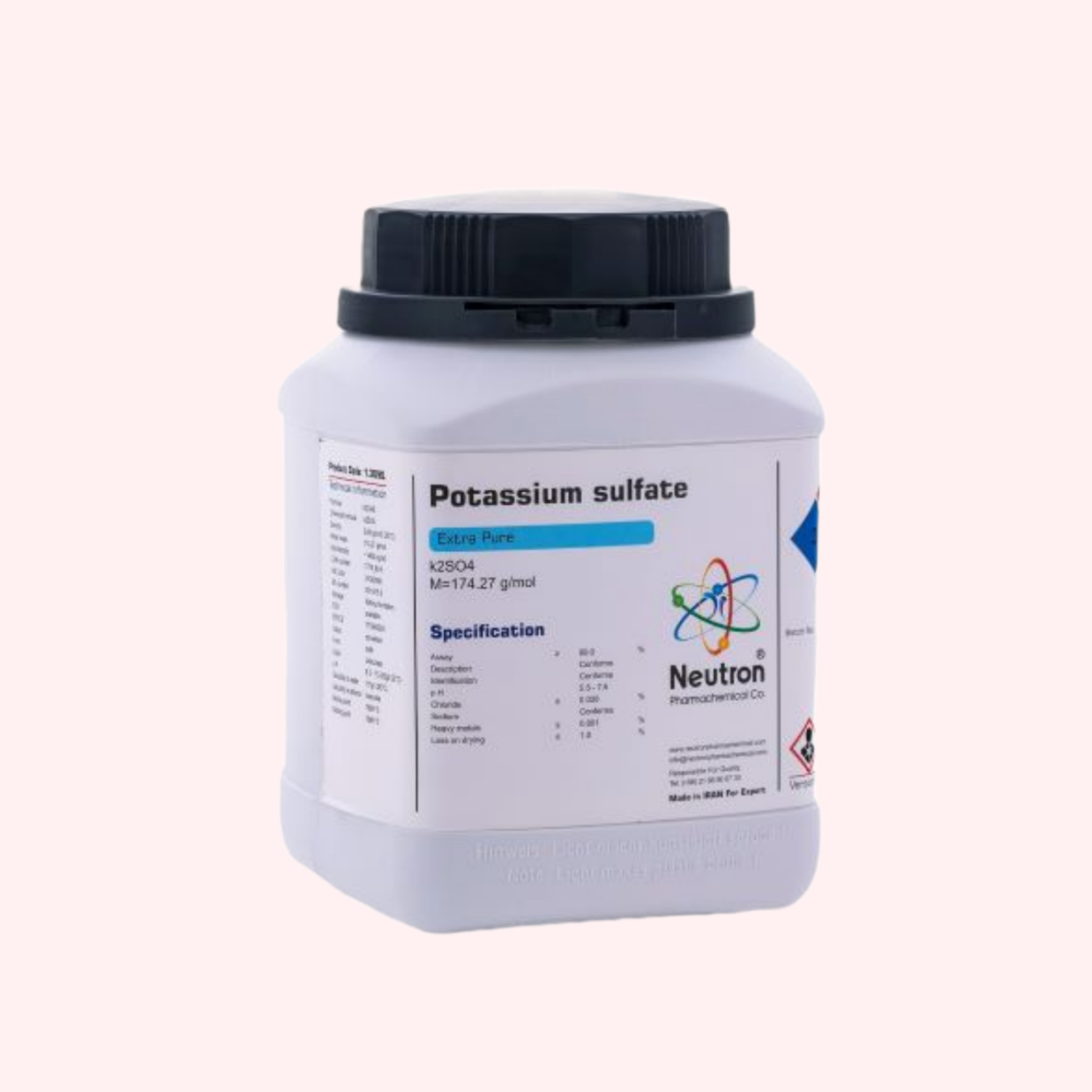 خرید سولفات پتاسیم گرید Extra pure  وزن یک کیلوگرم
