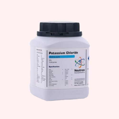 خرید پتاسیم کلراید گرید extra pure وزن یک کیلوگرم