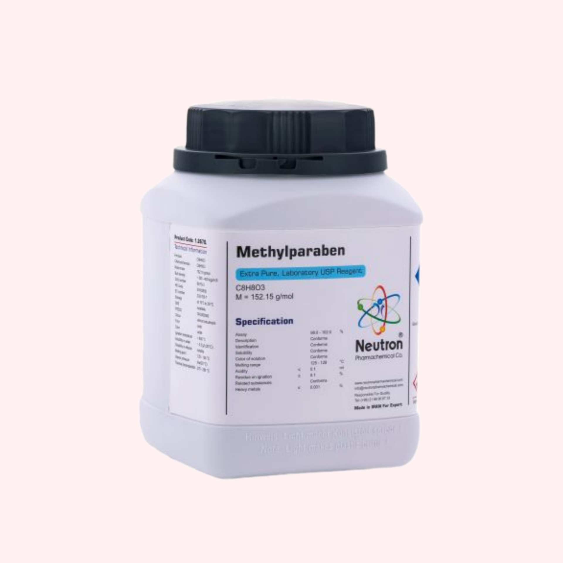 خرید متیل پارابن گرید Extra pure  وزن یک کیلوگرم