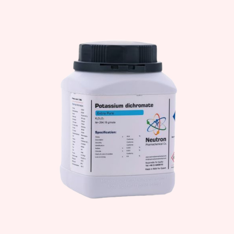 خرید پتاسیم دی کرومات گرید Extra pure وزن یک کیلوگرم