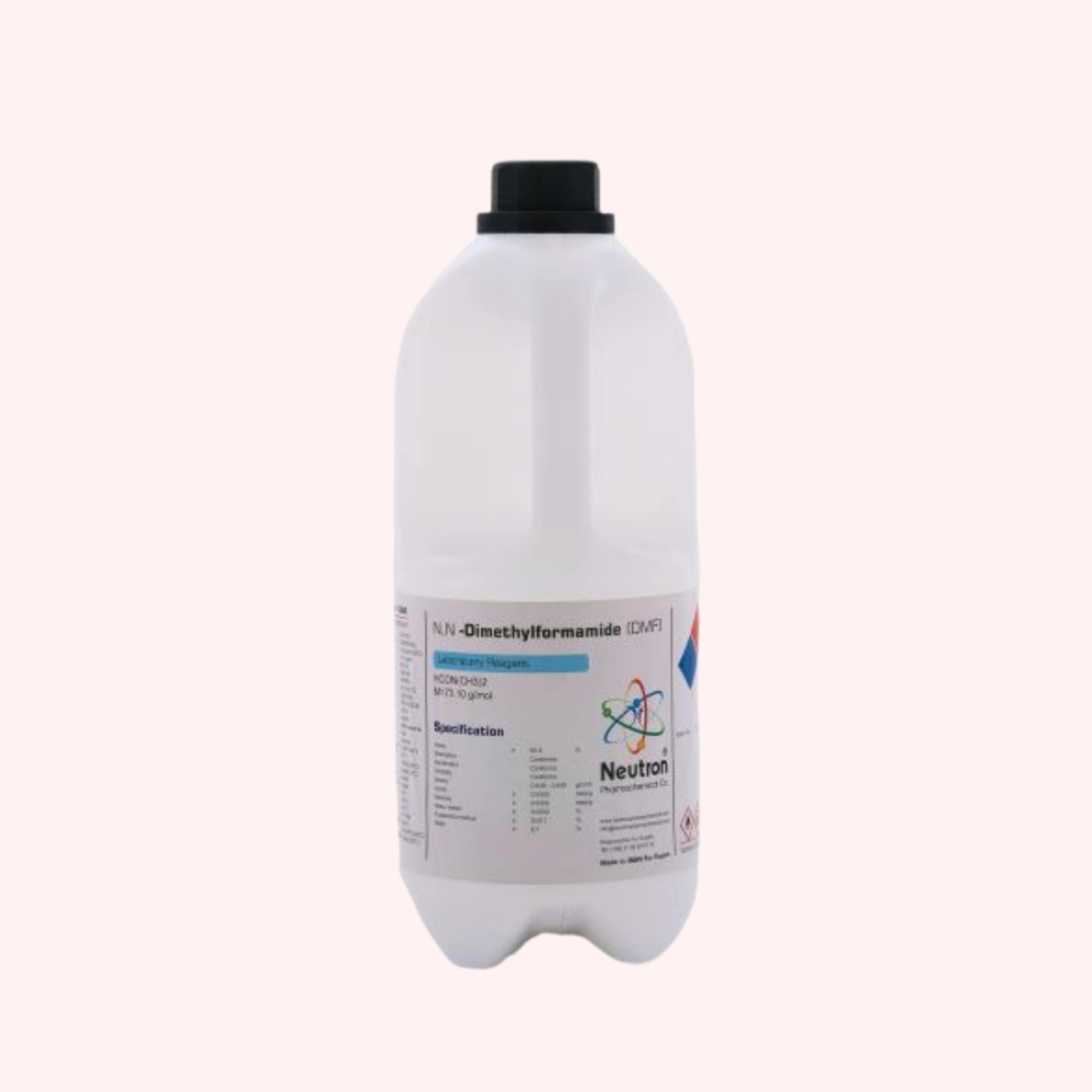 خرید دی متیل فرمامید گرید Laboratory  حجم ۲/۵ لیتری پلاستیکی