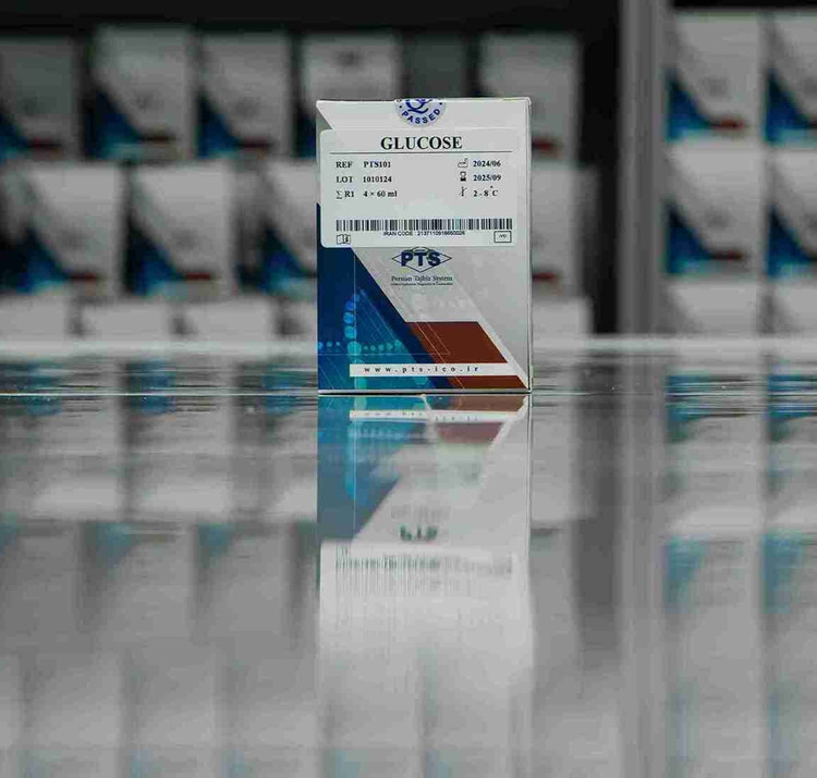 خرید کیت بیوشیمی گلوکز PTS حجم ۲۴۰ میلی