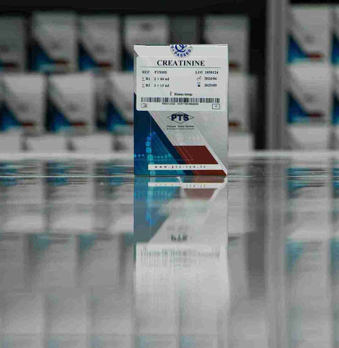 خرید کیت بیوشیمی کراتینین PTS حجم ۱۵۰ میلی