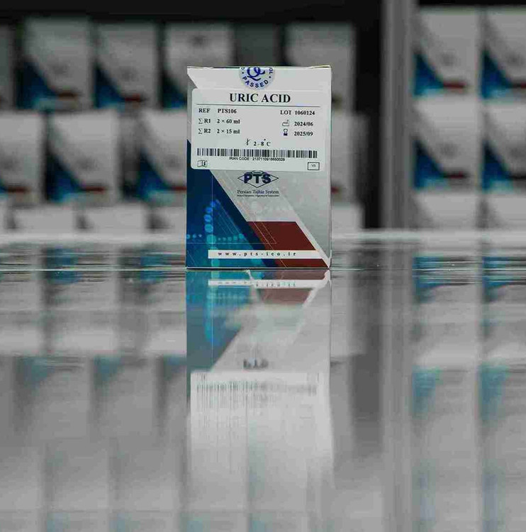 خرید کیت بیوشیمی اوریک اسید PTS حجم ۱۵۰ میلی لیتر