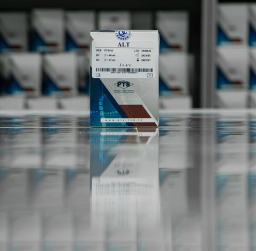 خرید کیت بیوشیمی ALT برند PTS حجم ۱۵۰ میلی