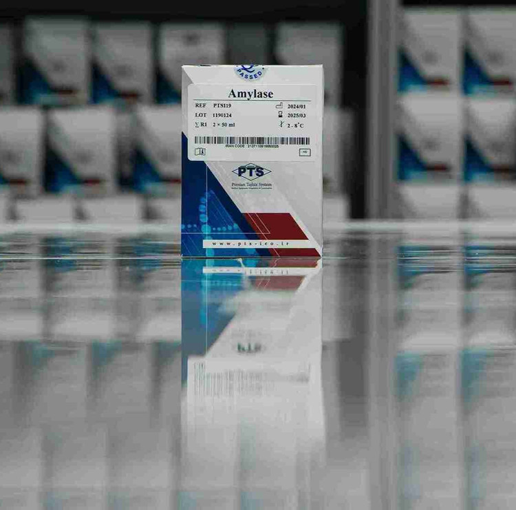 خرید کیت بیوشیمی آمیلاز PTS حجم ۱۰۰ میلی لیتر