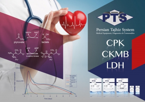خرید کیت بیوشیمی CK-MB برند PTS حجم ۵۰ میلی