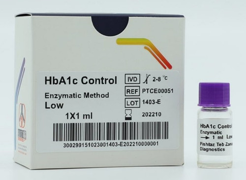 خرید کنترل کیت بیوشیمی HbA1c Low پیشتاز طب