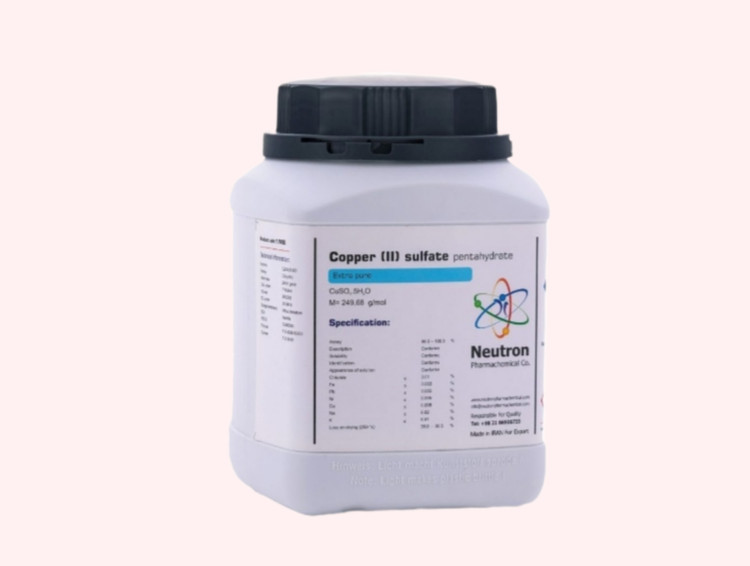 خرید سولفات مس گرید Extra pure برند نوترون