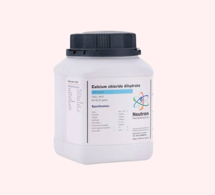 خرید کلسیم کلراید دی هیدرات گرید Extra pure برند نوترون