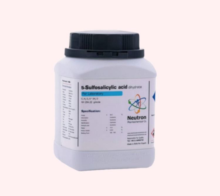 خرید ۵سولفوسالسیلیک اسید گرید Laboratory برند نوترون