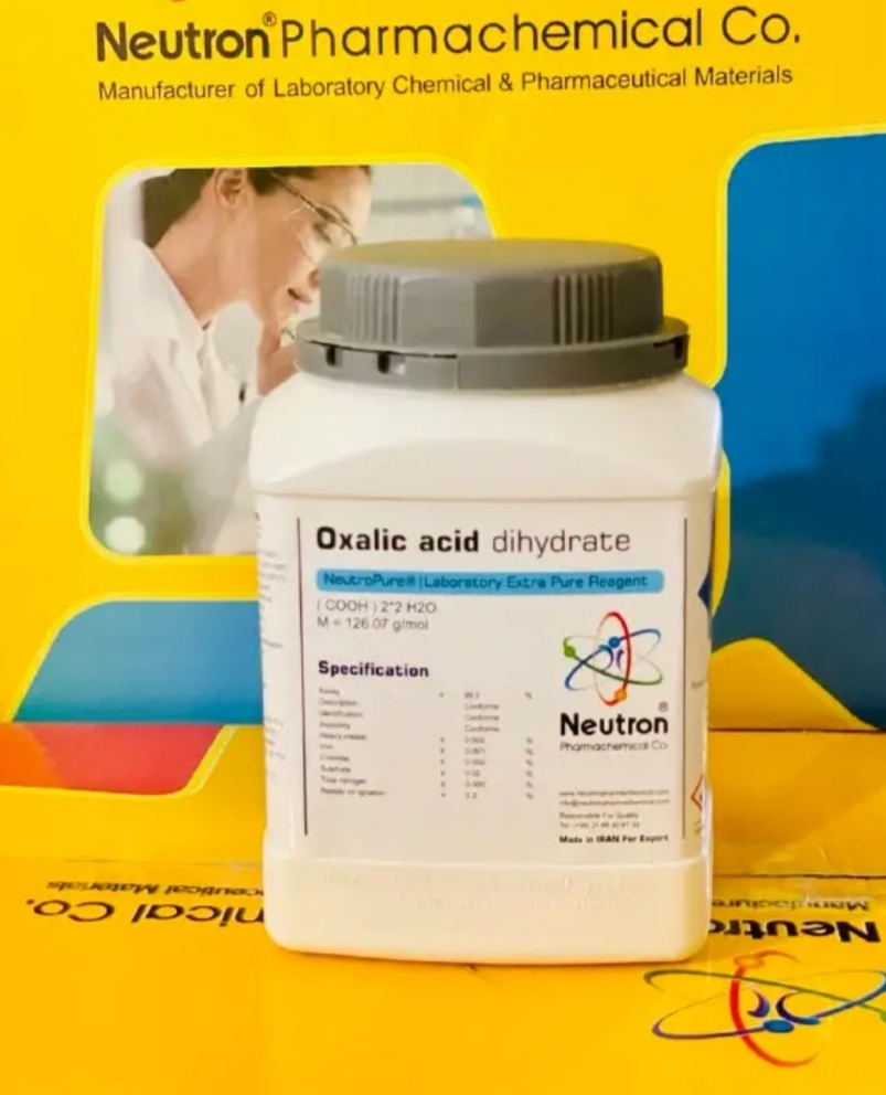 خرید اسید اگزالیک گرید Extra pure برند نوترون وزن یک کیلوگرم