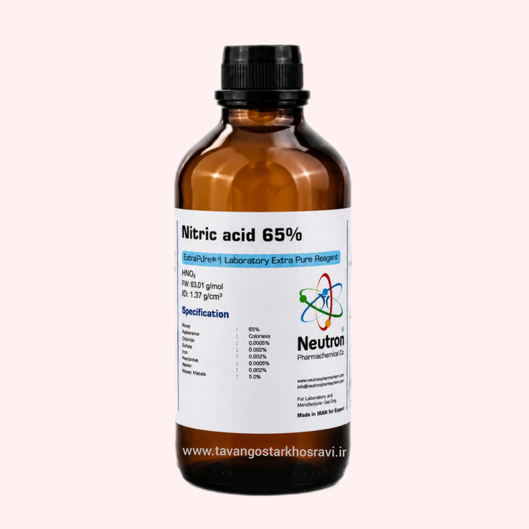 خرید اسید نیتریک ۶۵درصد گرید Extra pure برند نوترون