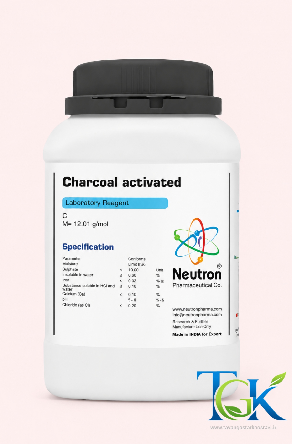 خرید کربن فعال گرید Laboratory برند نوترون