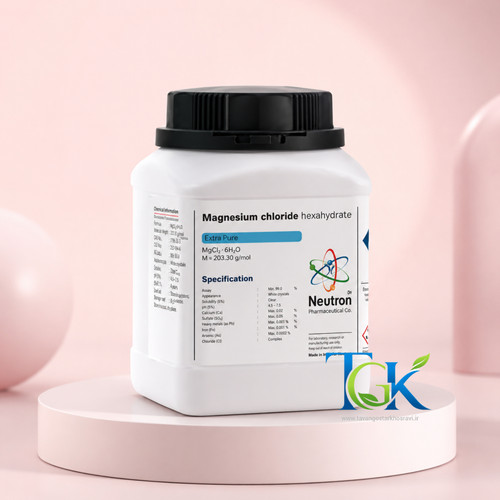 منیزیم کلراید ۶ آبه گرید Extra pure برند نوترون وزن یک کیلوگرم