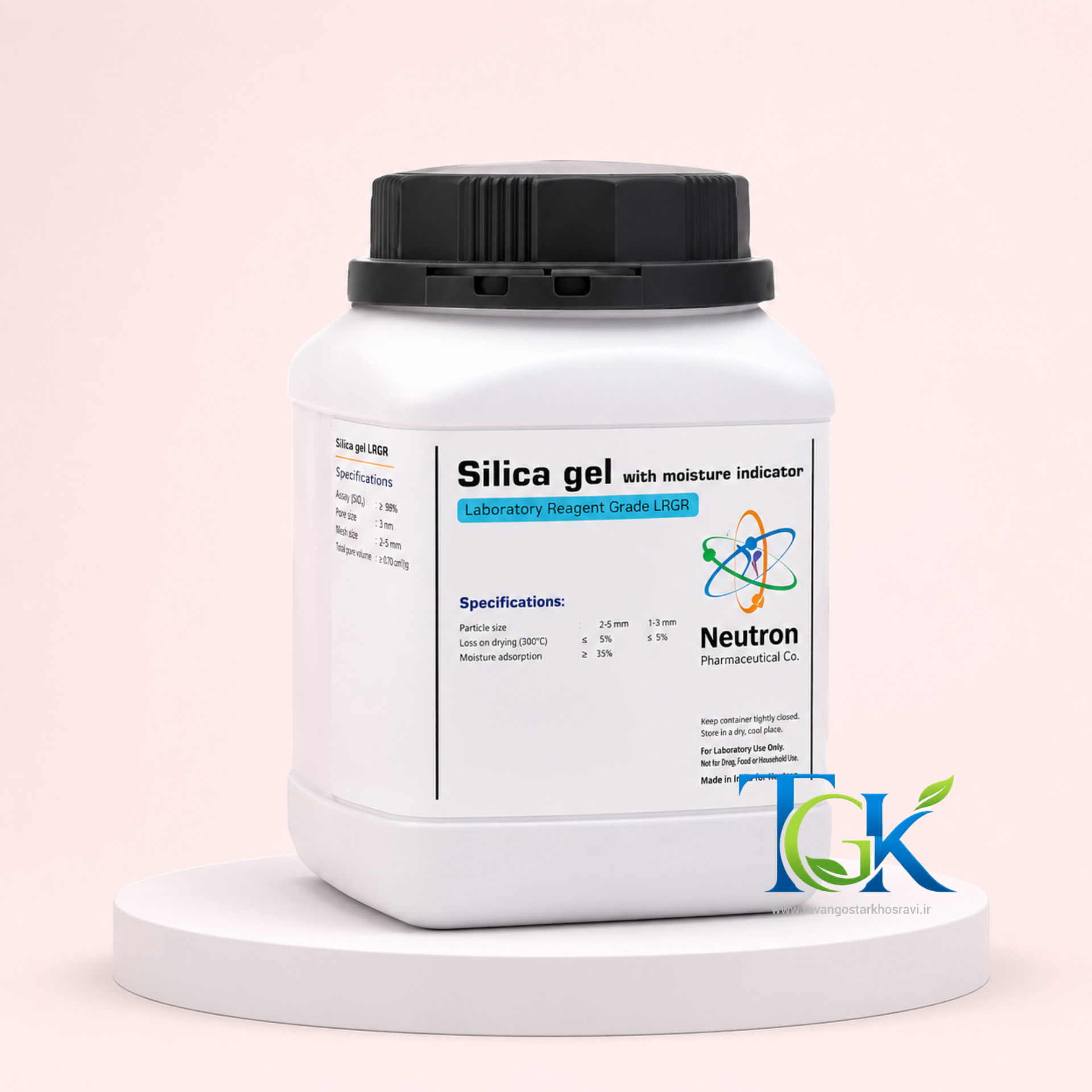 سیلیکاژل گرید Laboratory برند نوترون یک کیلوگرمی