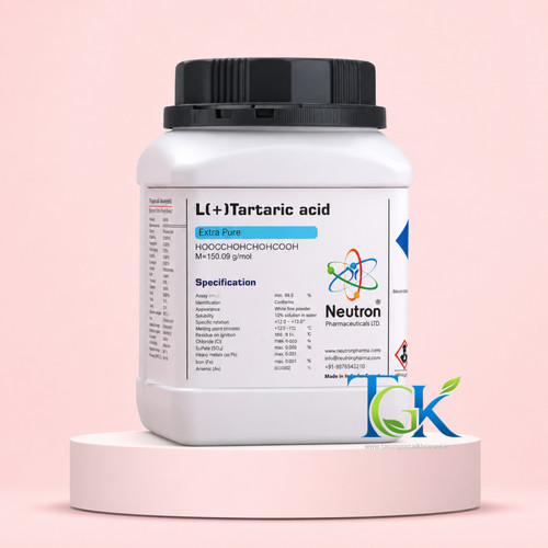 DL اسید تارتاریک گرید Extra pure برند نوترون یک کیلوگرمی