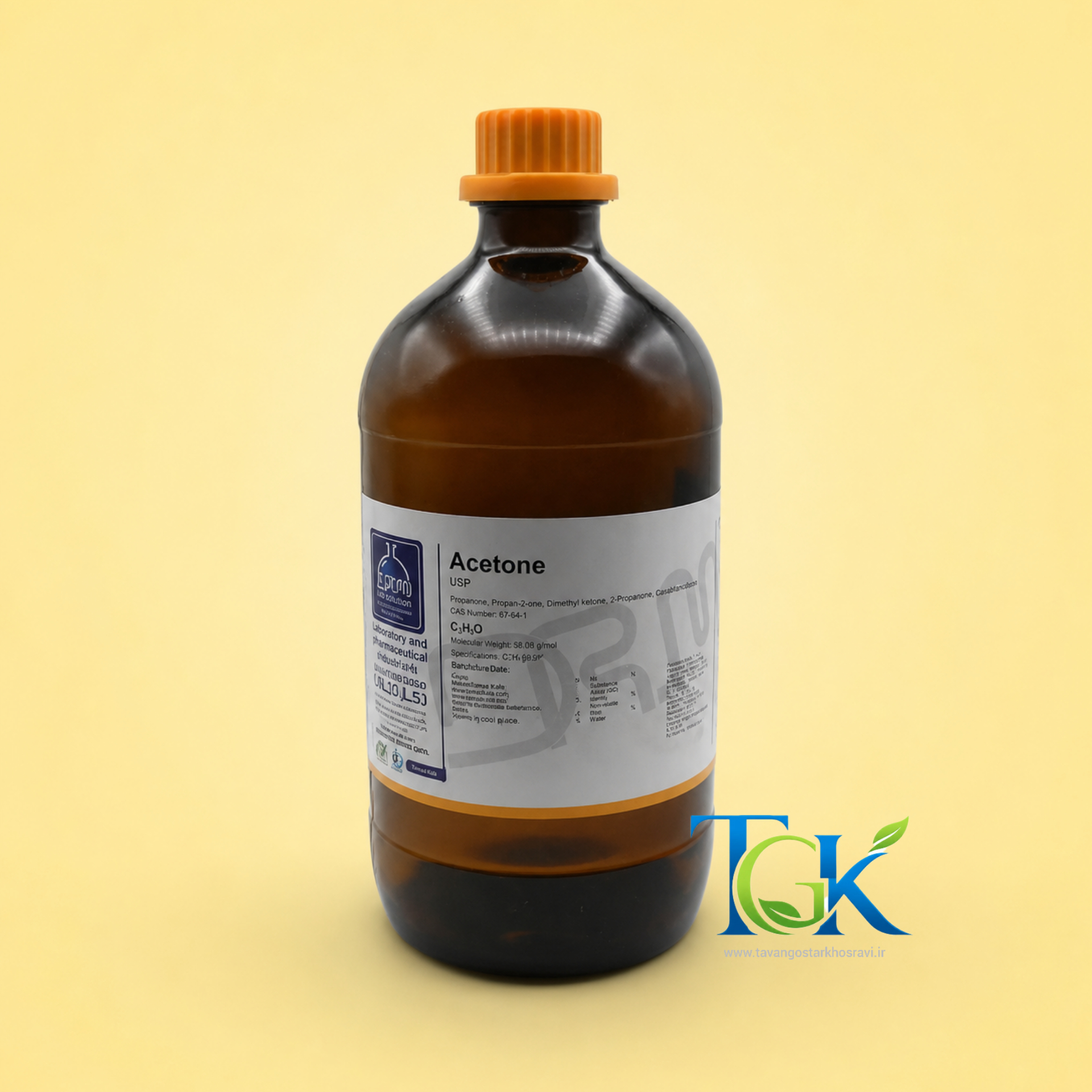 خرید استون دکتر مجللی گرید UV spectroscopy حجم ۲/۵ لیتری