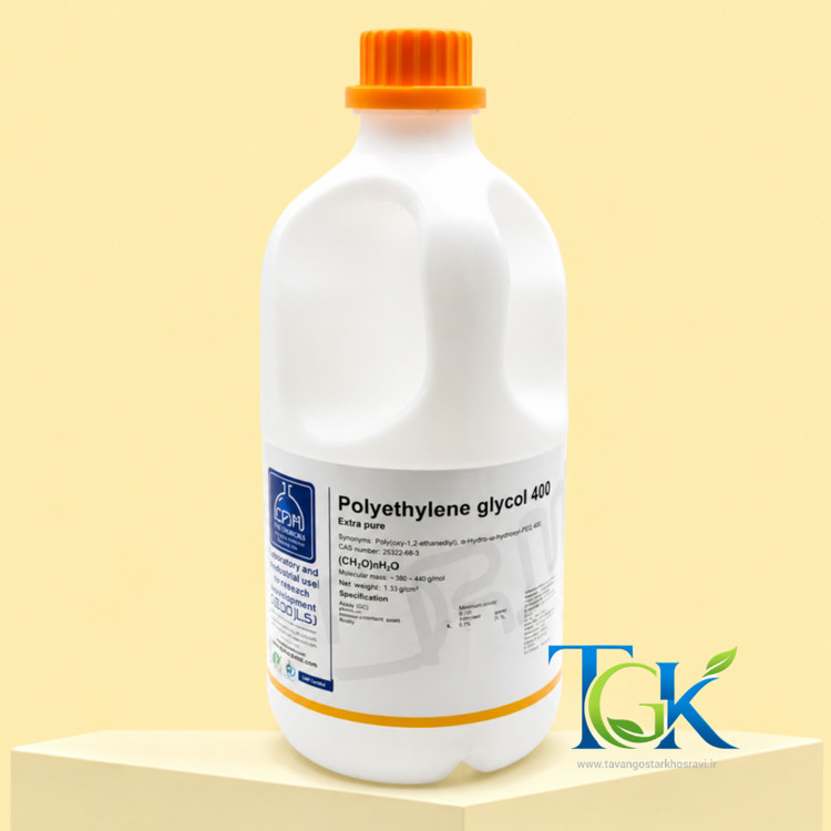پلی اتیلن گلایکول ۴۰۰ گرید Extra pure برند دکتر مجللی